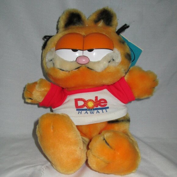 Very Rare Dole Hawaii Garfield Plush - Picture 1 of 4